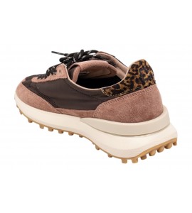 DATE DONNA W451-AT-NY-BP ATHLETA NYLON BROWN-PINK