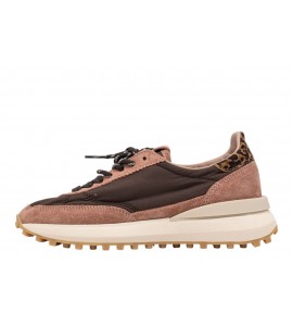 DATE DONNA W451-AT-NY-BP ATHLETA NYLON BROWN-PINK