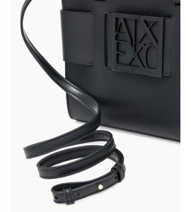 ARMANI EXCHANGE Tote bag media con doppi manici e tracolla