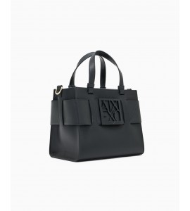 ARMANI EXCHANGE Tote bag media con doppi manici e tracolla
