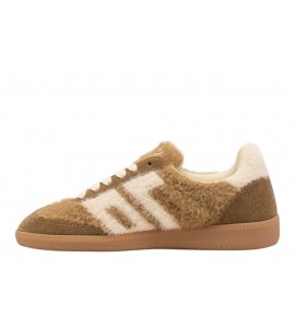BACK 70 108051-000009 MOHAIR BROWN/BUTTER