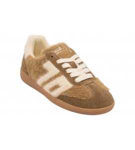 BACK 70 108051-000009 MOHAIR BROWN/BUTTER