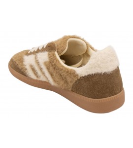 BACK 70 108051-000009 MOHAIR BROWN/BUTTER