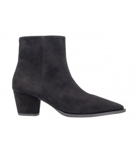 ALBANO 618L TRONCHETTO CAMOSCIO NERO