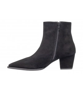 ALBANO 618L TRONCHETTO CAMOSCIO NERO