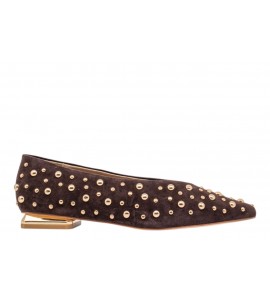 ALMA EN PENA BALLERINA I260101 SUEDE COFFEE