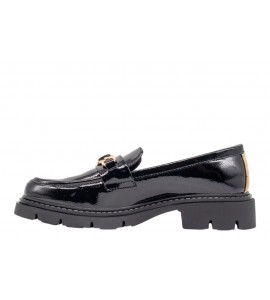 ALVIERO MARTINI MOCASSINO 2565/0774/X550 BLACK/GEO BEIGE