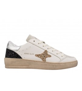 AMA BRAND donna sneaker 4724 SLAM BIANCO