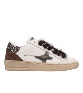 AMA BRAND donna sneaker 4729 SLAM BIANCO