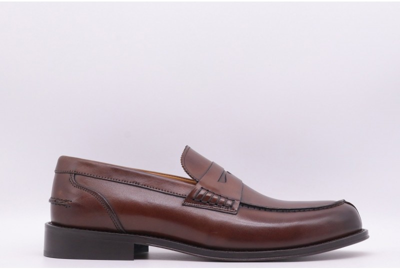 EXTON Mocassino uomo in pelle