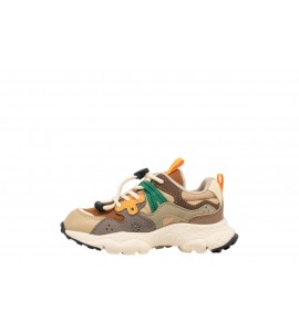 FLOWER MOUNTAIN bambino YAMANO 32015497.21.1E87 CUOIO-TAUPE-BRO