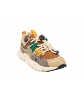 FLOWER MOUNTAIN bambino YAMANO 32015497.21.1E87 CUOIO-TAUPE-BRO