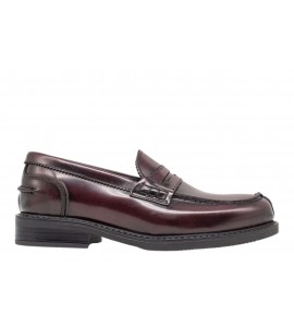 EXTON donna MOCASSINI AX10 ABRASIVATO BORDEAUX