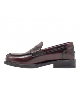 EXTON donna MOCASSINI AX10 ABRASIVATO BORDEAUX