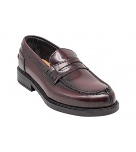EXTON donna MOCASSINI AX10 ABRASIVATO BORDEAUX
