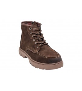 WOZ UOMO FRANK-DENALI SUEDE DARK BROWN