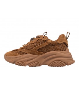 STEVE MADDEN SNEAKER POSSESION-PP CHESTNUT SUEDE