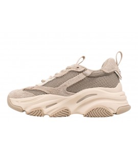 STEVE MADDEN SNEAKER POSSESION-E TAUPE/GRY SUEDE