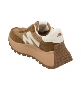 STEVE MADDEN SNEAKER SUPERCAMPO-F CHESTNUT