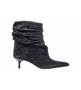 STEVE MADDEN TRONCHETTO FLUX BLACK SUEDE