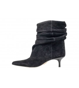 STEVE MADDEN TRONCHETTO FLUX BLACK SUEDE