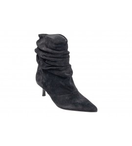 STEVE MADDEN TRONCHETTO FLUX BLACK SUEDE