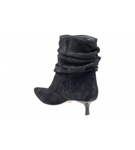 STEVE MADDEN TRONCHETTO FLUX BLACK SUEDE