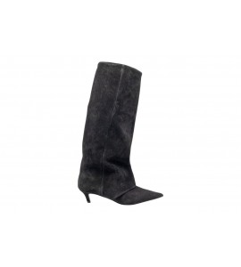 STEVE MADDEN STIVALE LUCA BLACK SUEDE