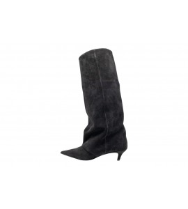 STEVE MADDEN STIVALE LUCA BLACK SUEDE