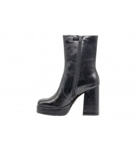 STEVE MADDEN TRONCHETTO ECHOS BLACK LEAT