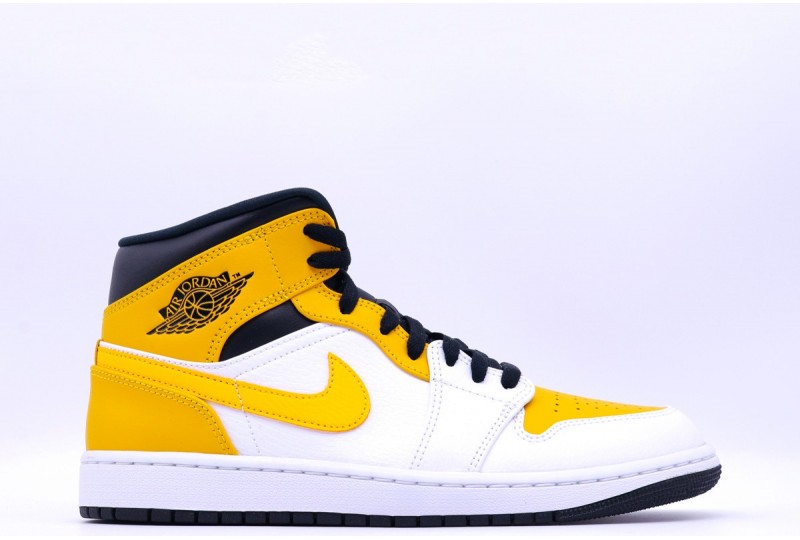 air jordan 1 mid gialle