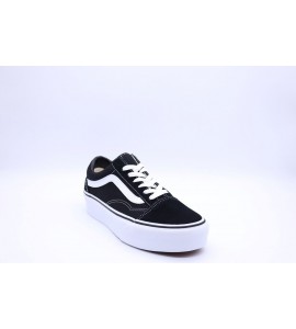 VANS OLD SKOOL PLATFOR BLACK/WHITE