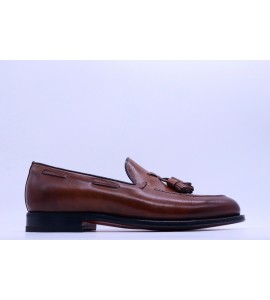 SANTONI Mocassino uomo in pelle