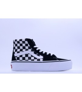 VANS SK8-HI PLATFORM 2 CHECKEBOARD-WHIT
