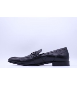 CORVARI Mocassino uomo con dettaglio frontale MIELE ECRU/NERO