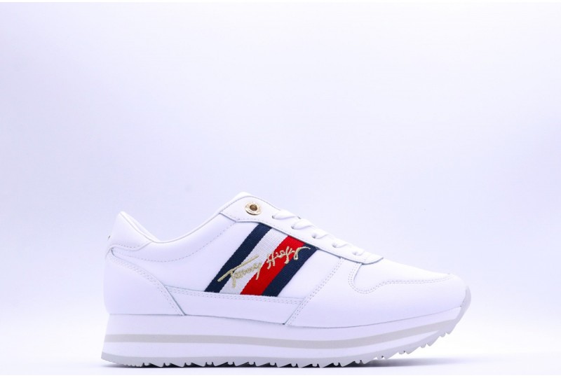 TOMMY HILFIGER SNEAKERS ICONICHE IN PELLE