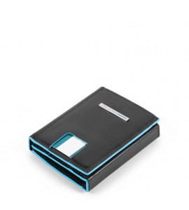 PIQUADRO Portafoglio pocket Blue Square