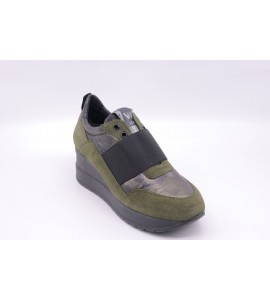 MELLUSO Sneakers donna in camoscio e tessuto