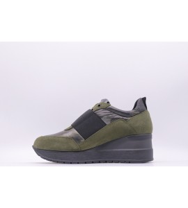 MELLUSO Sneakers donna in camoscio e tessuto