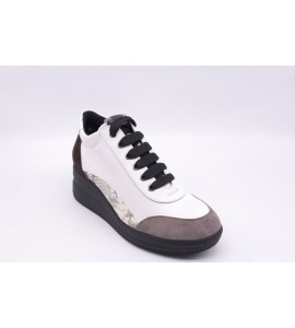 MELLUSO Sneakers donna con dettaglio pitonato