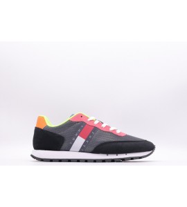 TOMMY HILFIGER SNEAKERS CON MIX DI MATERIALI