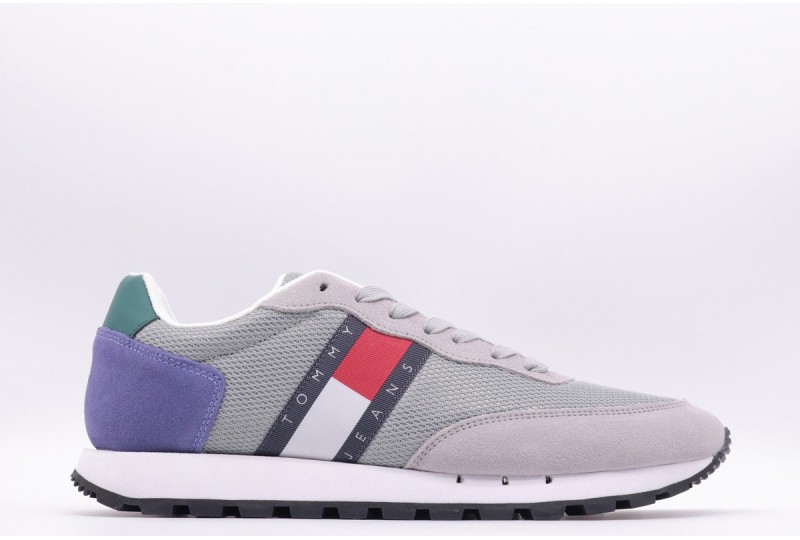 TOMMY HILFIGER SNEAKERS CON MIX DI TEXTURE
