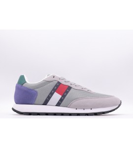 TOMMY HILFIGER SNEAKERS CON MIX DI TEXTURE