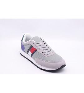 TOMMY HILFIGER SNEAKERS CON MIX DI TEXTURE