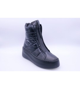 VIC MATIE' Sneakers platform polacco nylon nero