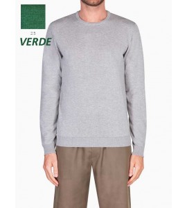 ROBERTO COLLINA GIROCOLLO MANICA LUNGA uomo bluette