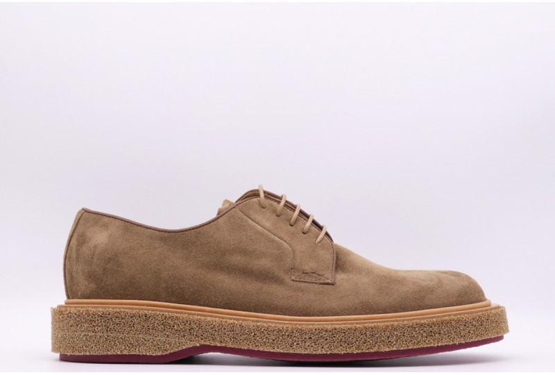 BLU BARRETT Stringata in morbida suede