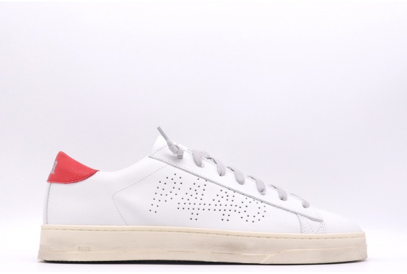 P448 Sneakers uomo in pelle white/blue