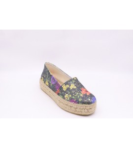 LA MAISON Espadrillas in tessuto lurex