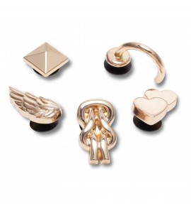 CROCS ACCESSORI ELEVATED GOLD GURL 5 PACK